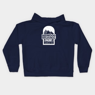 Redwood Regional Park (White) Kids Hoodie